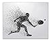 Summit Designs Tennis X-Ray Wall Art Decor Prints - Set Of 4 (8x10) Inch Unframed Poster Photos - Bedroom