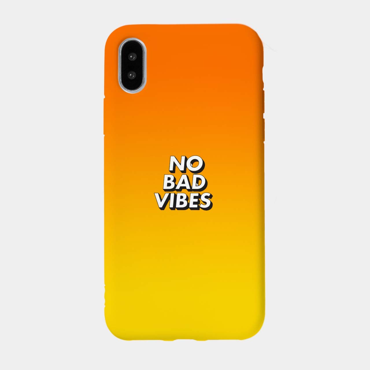 ZHIC No Bad Vibes Printed Back Case Mobile Cover for Apple iPhone X