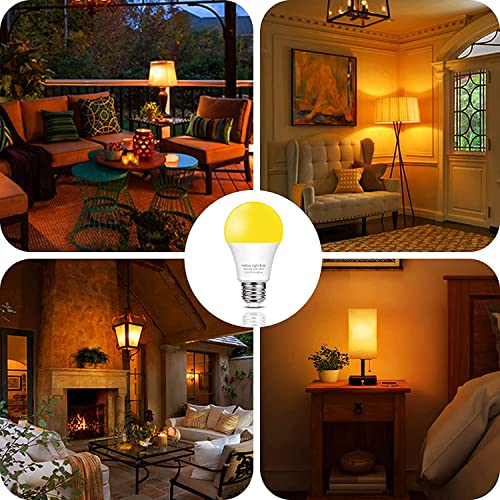 Image of Zenen Anti Mosquito Lamp Led Mosquito Bulb Lighting Yellow Led Bug Light Bulb No Blue Light 220V-240V Led 10 - Watt (Eco Friendly Led Bulb Mosquito ) Electric Insect Killer Indoor, Outdoor