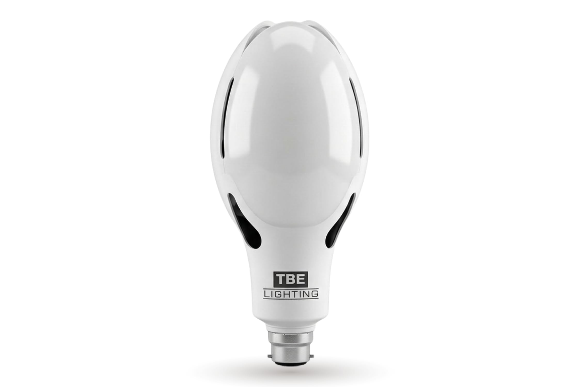 TBE LIGHTING 30W LED Metal Halide Replacement Lamp – B22 Bayonet Base – 6000K Daylight White – 300° Wide Beam with 3 Diffused White Panels – Warehouse, Workshop & Garage Lighting