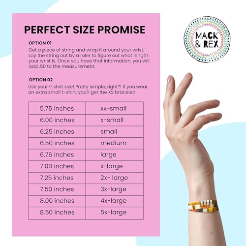 Mack and Rex Tila Bracelets - Stained, Nineteen Seventy, Tidal Wave - Durable, Waterproof, Stretchy Tile Beaded, Lightweight, Layering Gifts Women2