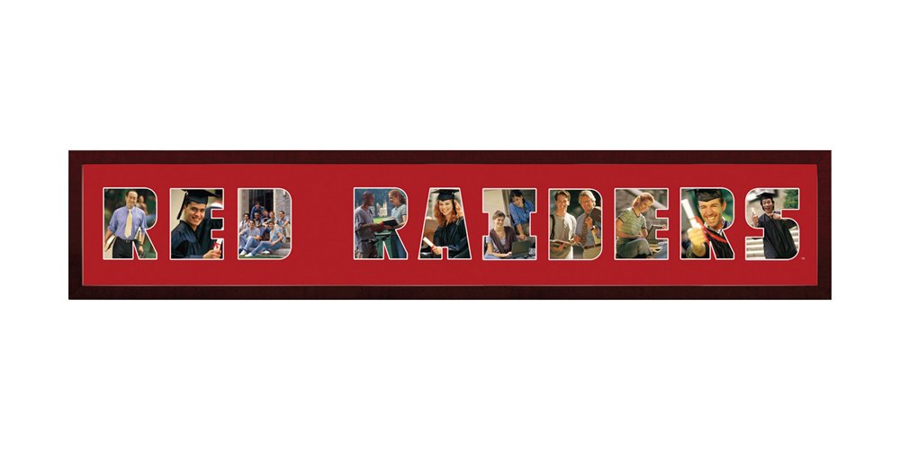 Campus Images NCAA Texas Tech Red Raiders Spirit Collage Frame