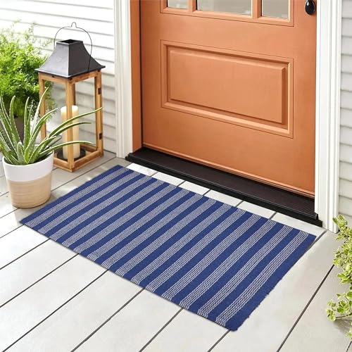 Image of The First Home Decor Modern Anti Slip doormats for Entrance Living Room Bedroom Kitchen Bathroom Doormat 1.5x3 feet (D2D4)
