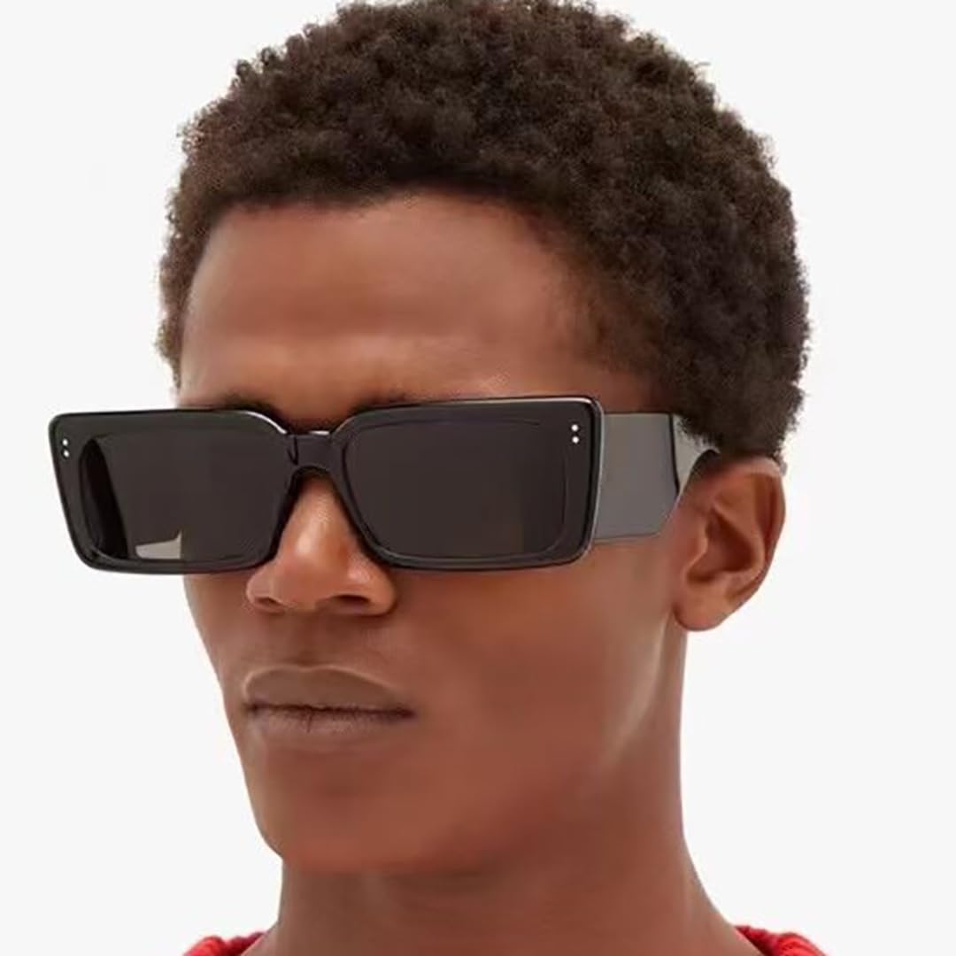 Gafas de sol con protección UV400, lentes verdes de gran tamaño, para mujeres y hombres, deportes al aire libre y conducción
