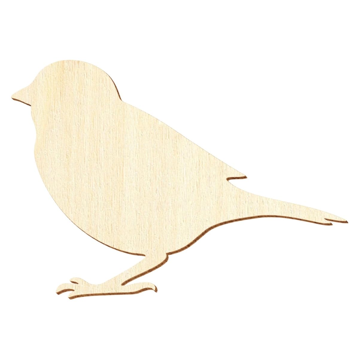 Holz Spatz - Deko Basteln 3-50cm, Größe:6cm, Pack mit:25 Stück