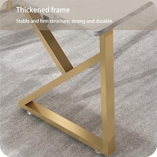 Base de mesa de metal resistente y patas ajustables para escritorios de casa 6