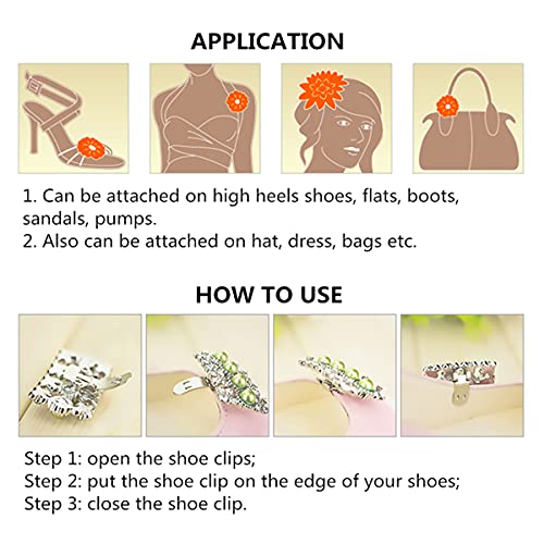 Pinces à chaussures strass pour mariée : transformez vos escarpins pour le grand jour - 4