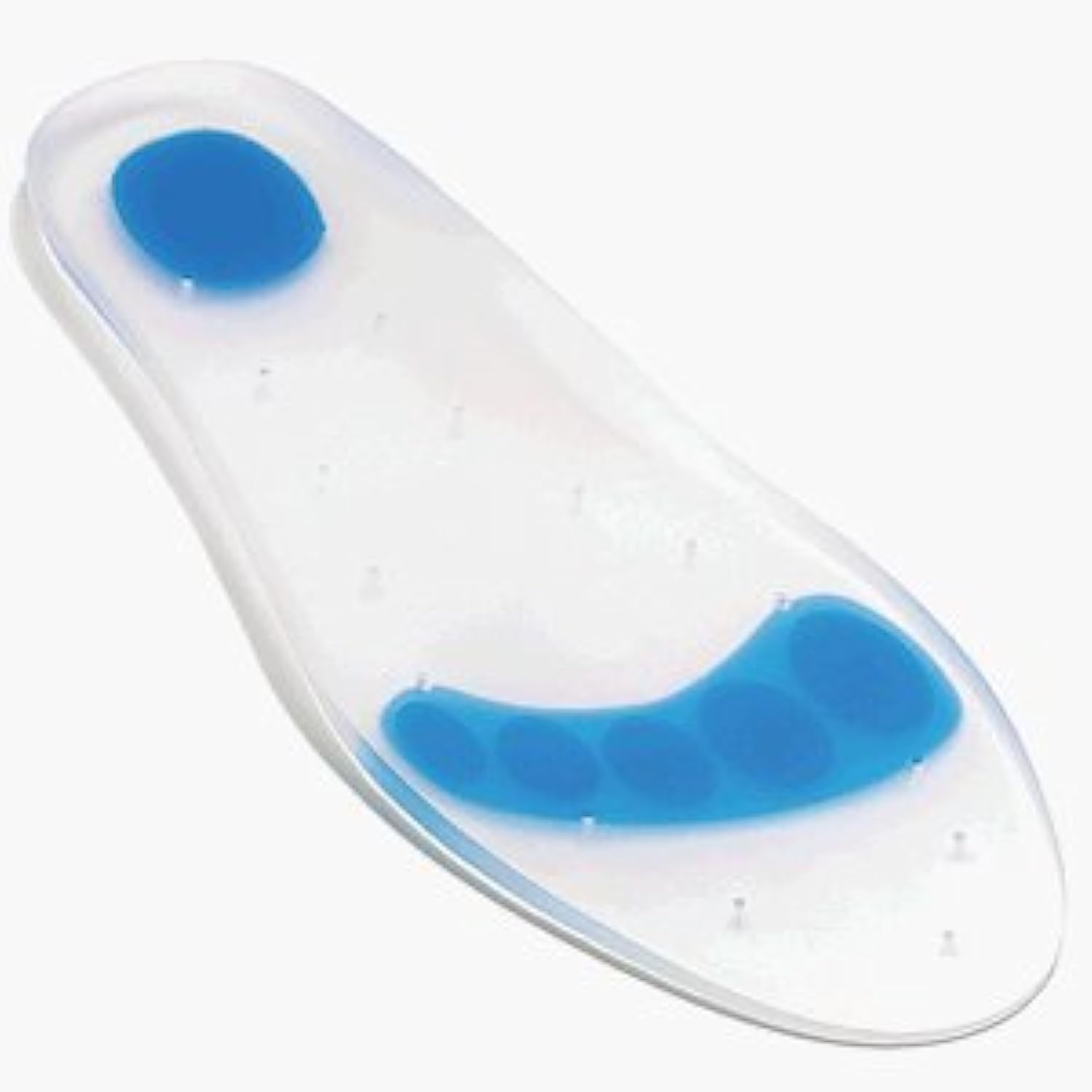 SoftZone 4014 Full Length Foot Insole - Medium, Latex-Free, Hypoallergenic Multi-Density Silicone Foot Cushion