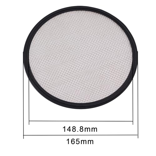 Image of DERNORD 6 inch Sanitary Gasket FKM w /Stainless Screen - Tri Clamp Clover (10 Mesh)