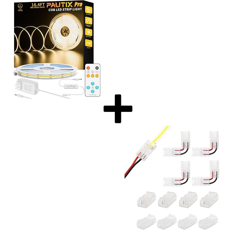 Tira LED COB PAUTIX 5m 2400 LEDs Blanco Cálido 3000K miniatura 1