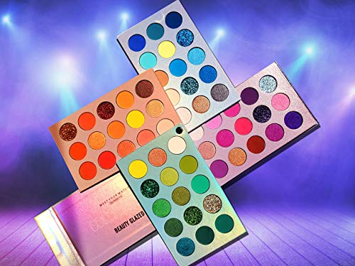 Myuango B72MY Color Board Eyeshadow Palette - Highly Pigmented 60 Shades Matte Shimmer Glitter Vegan Makeup Palette thumb #8