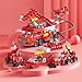 Vilbocr City fire Truck Building Block Toy (142 PCS) – 7-in-1 Fire Truck & Rescue Set, STEM Learning Toys for Kids Ages 6-12, Creative Construction Kit for Birthday Gifts