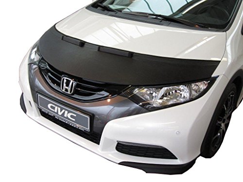 Hood Bra Front End Nose Mask Compatible with Honda Civic Europe 2012-2017 Bonnet Bra STONEGUARD Protector Tuning