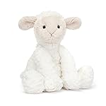 Jellycat Fuddlewuddle Lamb Stuffed Animal, Medium 9 inches - Lamp and Sheep Plush Toy - Classic Children\'s Gift