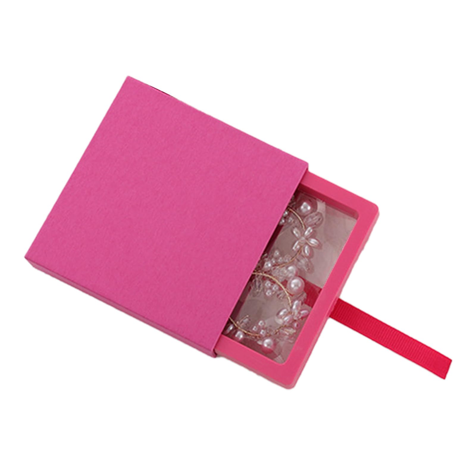 YWLUUOO Color Suspended Floating Display Cases Earring Coin Rings Jewelry Storage Membrane Stand Drawer Box Suspension Jewelry Cases