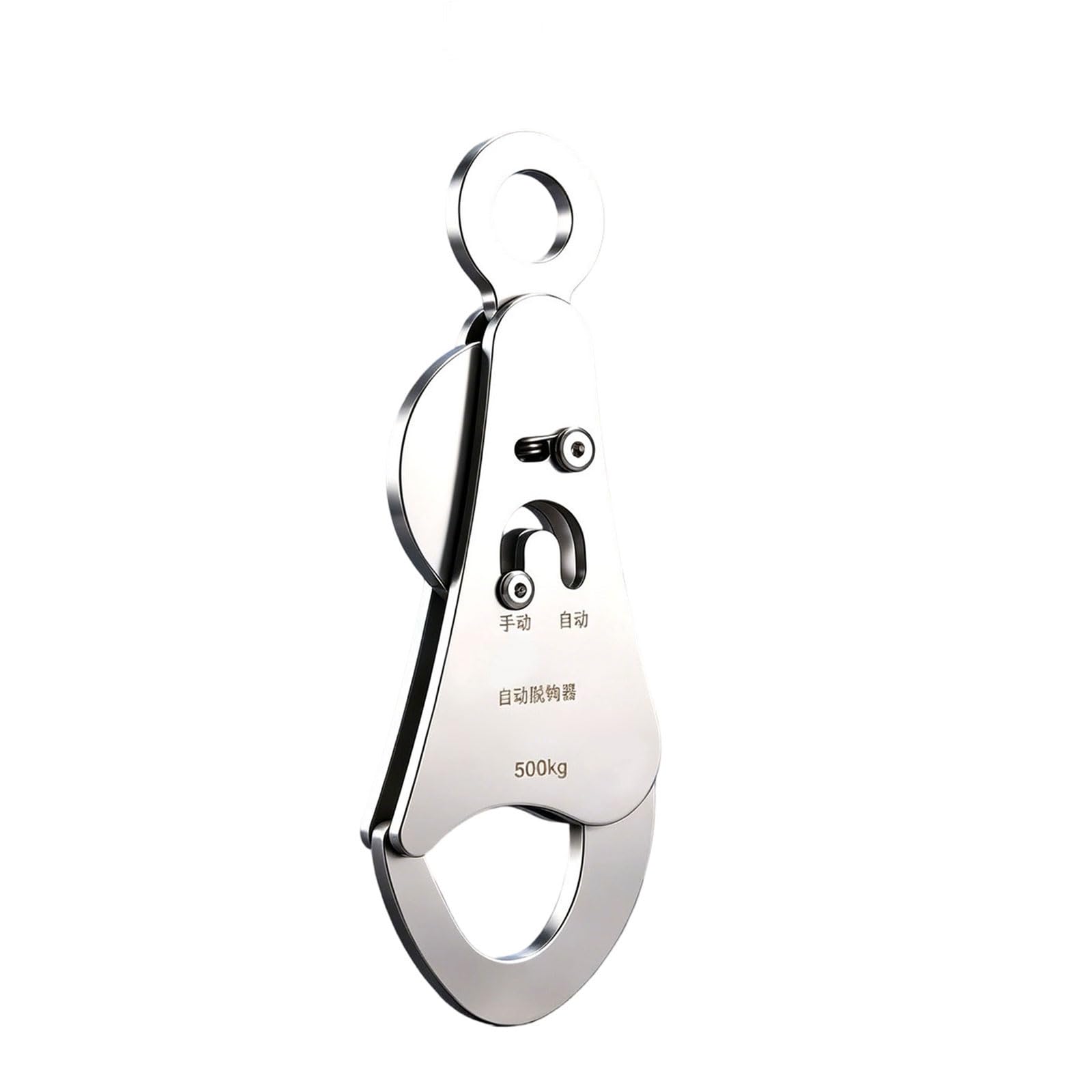 Peiiwdc Small Mechanical Hook Releaser Stainless Steel Release Hardware For Farm Users And Daily Suspended Load Setup Work Tasks Automatic Hook Releaser Mechanical Release Stainless Steel Hardware Payload Suspended