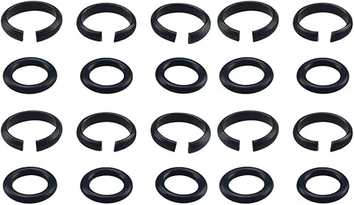 Anillos de retención de llave de impacto de 38 pulgadas y junta tórica para llave eléctrica y llave de aire 10 juegos