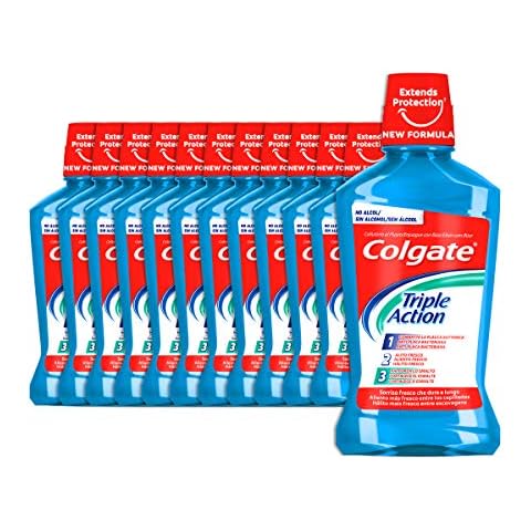 Colgate Enjuague Bucal Triple Action Antibacteriano Cover