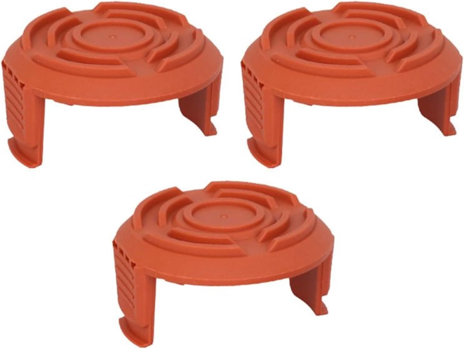 3 Pack Trimmer Replacement WA6531 GT Cap Weed Eater Spool Bump Cove Fit for Worx 5000653, Weed Eater Cover, Weed Wacker Parts Hand Tool Accessories