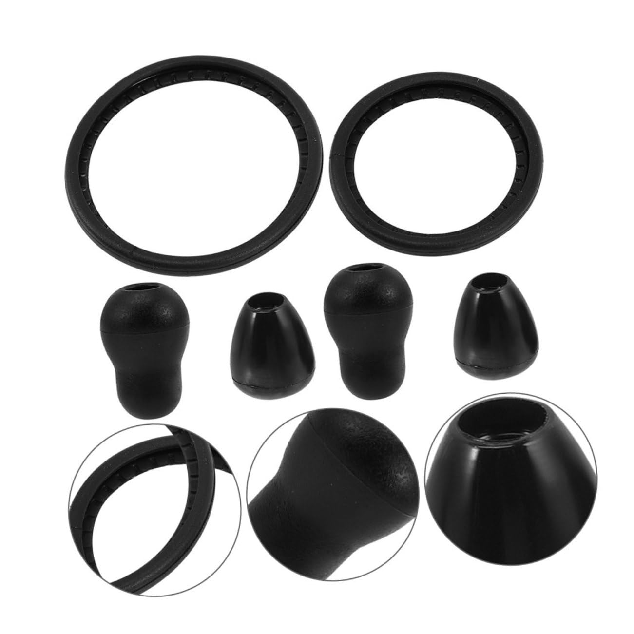 SOLUSTRE 8sets Membrane e Auricolari Per Stetoscopio Accessori Medici Per Professionisti Della Salute Compatibili Con La Maggior Dei Modelli Sul Mercato Comfort Assicurato e Facile Utilizzo