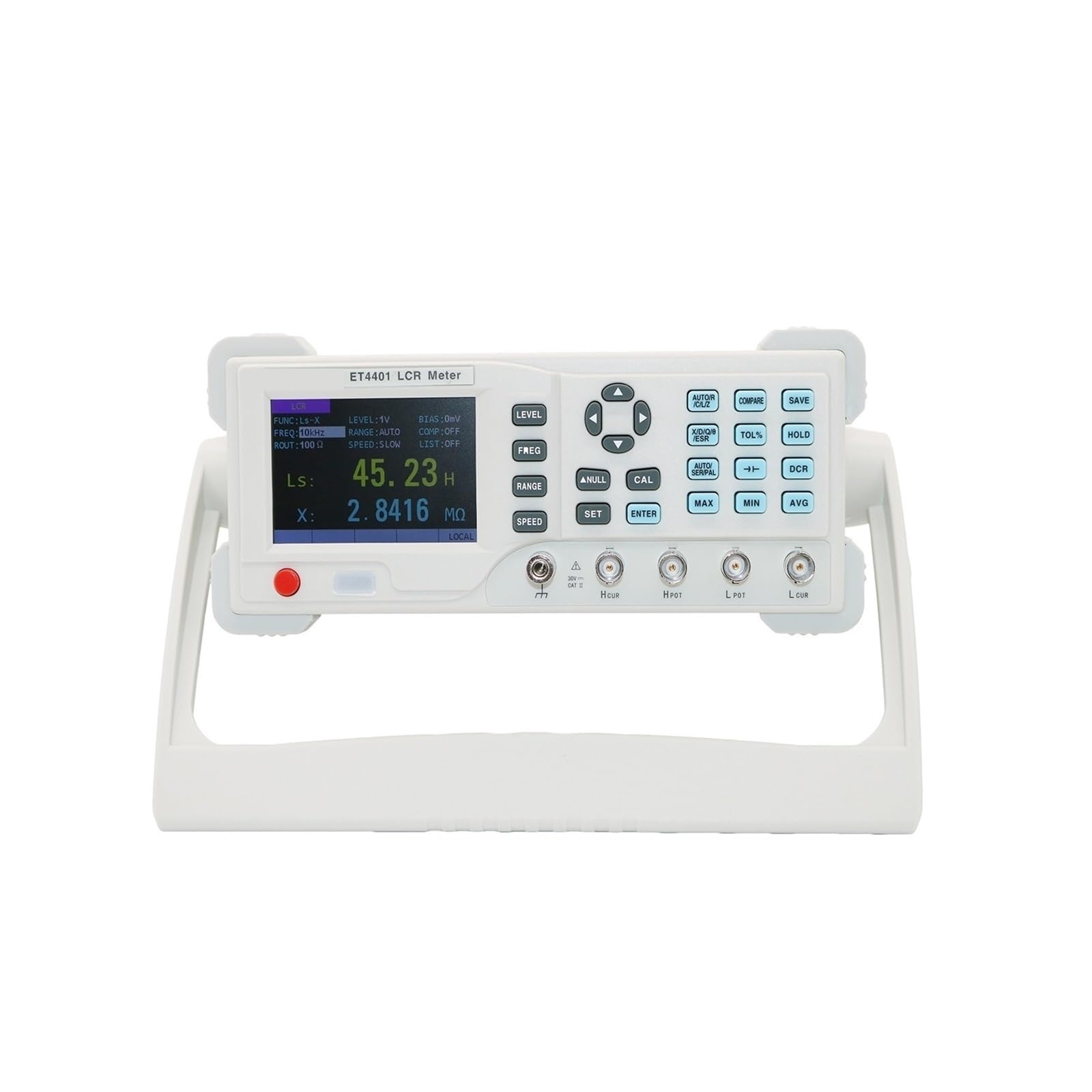 JVDDI ET4401 ET4410 LCR Benchtop Digital Brid Tester Desktop LCR Meter Capacitance Resistance Impedance Inductance Measure Meter
