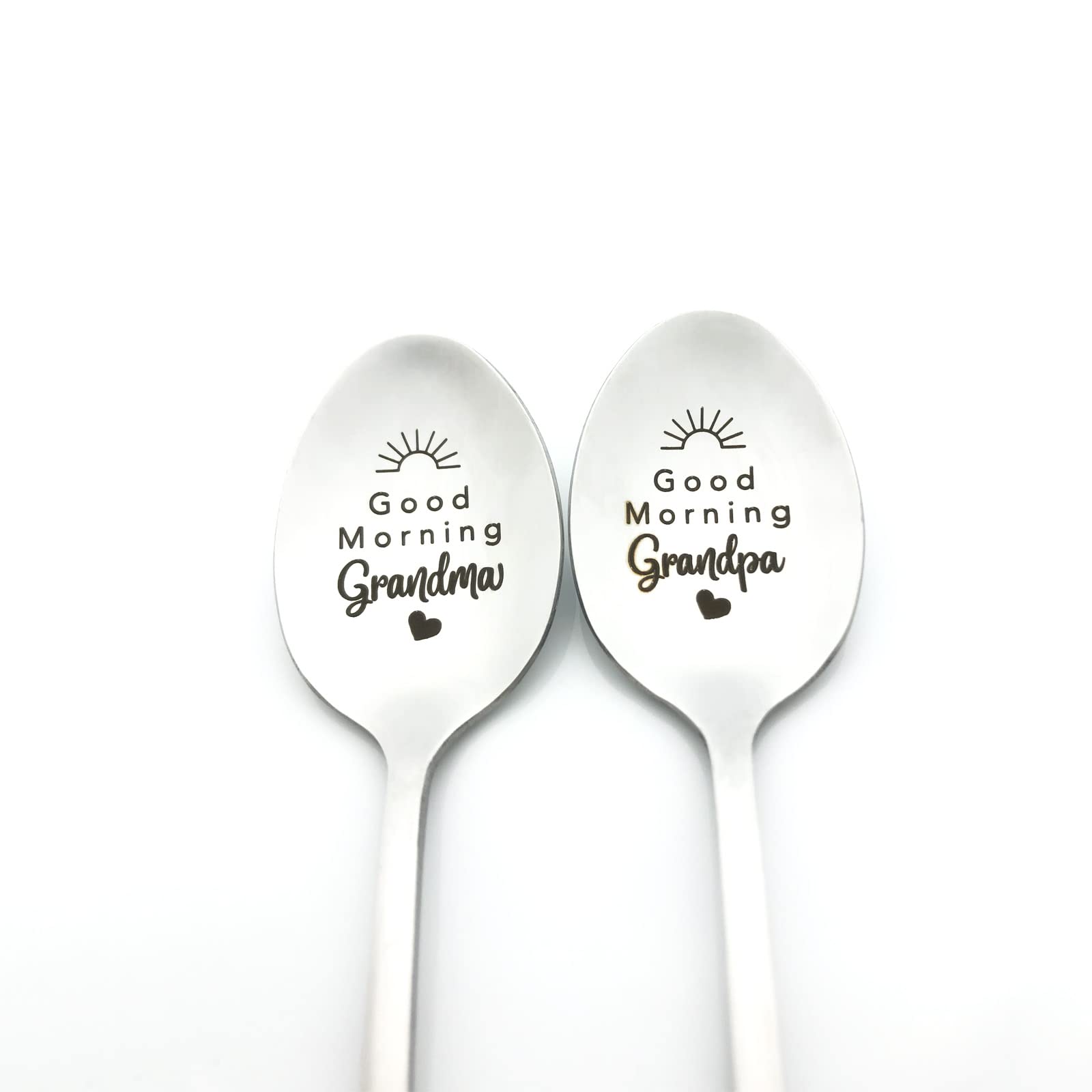 Cadeau Pour Papa Maman Papas Cuillère à Crème Glacée Avec Nom Gravé Cadeaux Pour Les Parents Fête Des Pères Anniversaire Fête Des Mères Grand-père Grand -mère Cuillère à Café Personnalisée - France