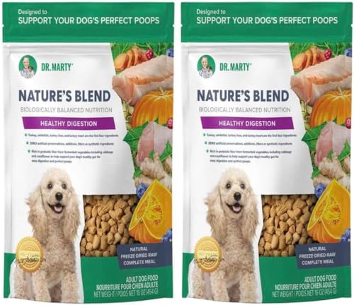 Healthy Digestion Freeze Dried Dog Food, 32-oz by Dr. Marty