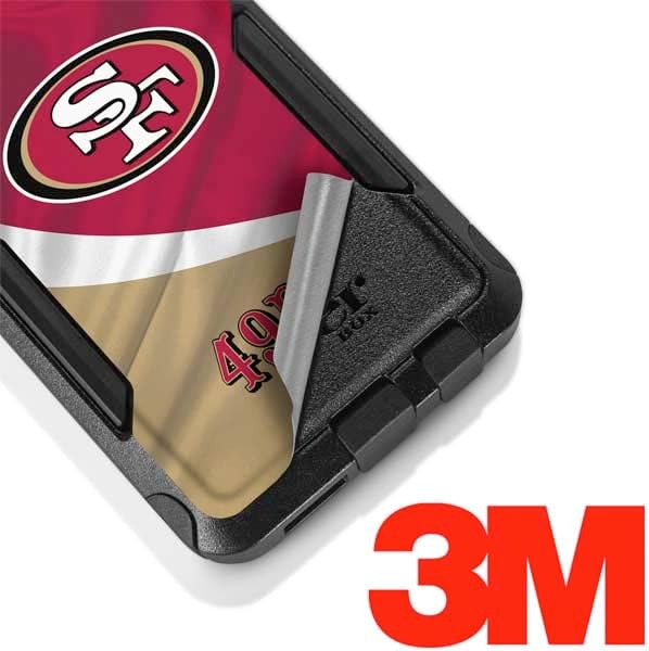 Skinit Decal Skin Compatible with OtterBox Commuter Galaxy S10 - Officially Licensed NFL San Francisco 49ers Design