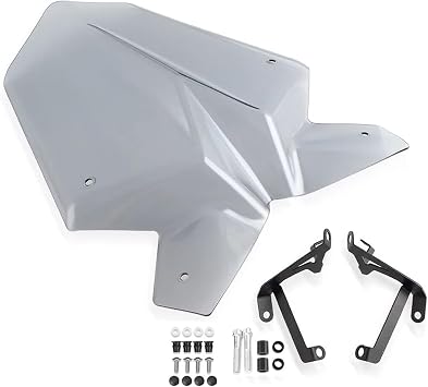 Fit For DUKE 390 Windshield Windscreen Fit For K-tm Duke390 2017-2023 Motorcycle Wind Deflector Shield Screen With BracketLight Smoke
