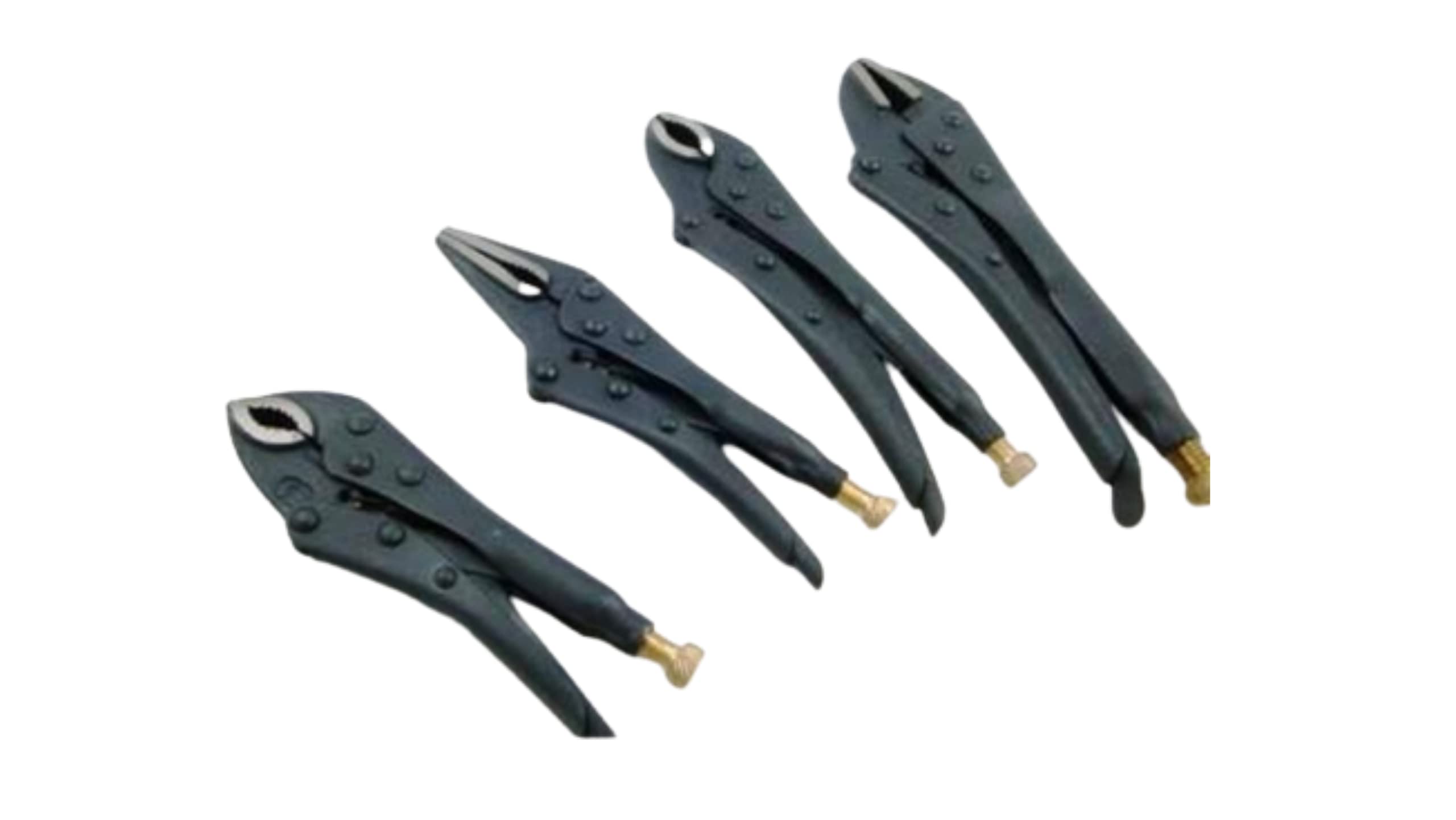 Toolzone 4 Piece Heavy duty Drop forged Locking Pliers Set