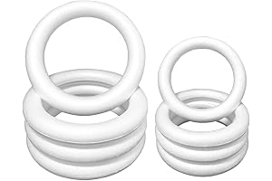 Worown 12 Inch Foam Wreath Form