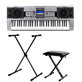 McGrey PK-6110 clavier pack incl. stand et banc - Les Beatles, Paul McCartney, John Lennon, RIngo Starr, George Harrison