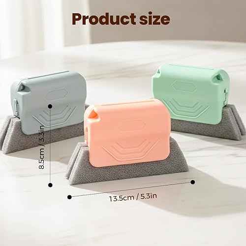 Miniatura 7 de Limpiador mágico de rieles de ventana, juego de herramientas de cepillo de limpieza de ranura de ventana, juego de herramientas de limpieza de