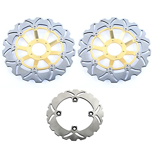 TARAZON Rotores de discos de freno delanteros y trasero para CB600F CB F HORNET 600 1998 1999