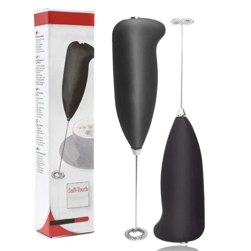 Mopslik - Hand Blender Mixer Coffee Milk Frother Latte Maker Milk, Coffee, Egg Beater, Juice, Cafe Latte, Espresso, Cappuccino, Lassi-image-11