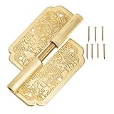 Charnières intérieures de portes : fabriquées en laiton, elles sont très résistantes et maintiennent parfaitement les portes, les couvercles de boîtes et les meubles anciens