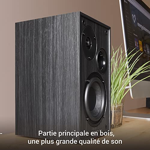 Energy Sistem Studio Monitor 2 Bluetooth Jeu de 2 Enceintes Actives de bibliothèque 2.0 Chaîne Haut-Parleur Actif 2.0, Bluetooth 5.0, 50 W, Subwoofer, Entrée Optique TOSLINK, Port HDMI Arc - Les Beatles, Paul McCartney, John Lennon, RIngo Starr, George Harrison Energy Sistem Studio Monitor 2 Bluetooth Jeu de 2 Enceintes Actives de bibliothèque 2.0 Chaîne Haut-Parleur Actif 2.0, Bluetooth 5.0, 50 W, Subwoofer, Entrée Optique TOSLINK, Port HDMI Arc – Image 7