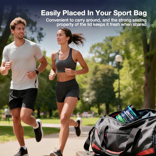 Image of Creatine Gummies for Men & Women - Chewable Creatine Monohydrate Gummies with Taurine & Vitamin B12, 5g Creatine per Serving, Blueberry Flavor, Raspberry-Shaped - 120 Count