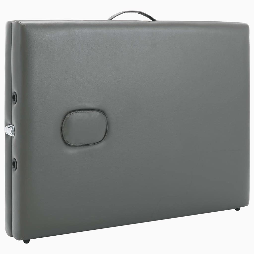 Generisch Massagetisch mit 2 Zonen Holzrahmen Anthrazit 186×68 cm,Gesundheit & Schönheit,Körperpflege,Massage & Entspannung,Massagetische,14.65KG,110171