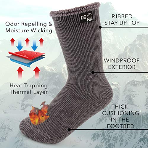 image for DG Hill Winter Thermal Socks - Warm Socks for Men Women Cold Weather I