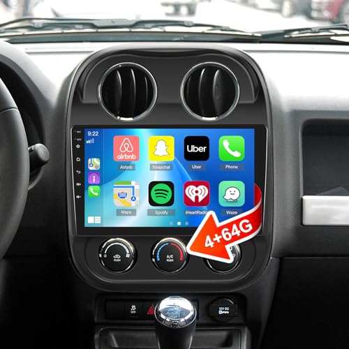 10.1" Android Car Radio For Jeep Compass/Patriot 2010-2016 - 2GB+64GB With CarPlay & Android Auto