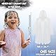 CityComfort Jungen Regenponcho, Einweg Regenmantel, Regencape wasserdicht, transparent, Multipack (Weiß – 10er-Pack)