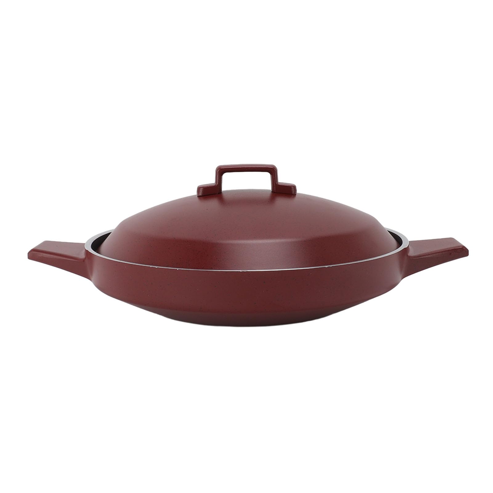 Aramox Patelnia do Suchej Zupy, Garnek do Hot Pot ze Stopu Aluminium z
