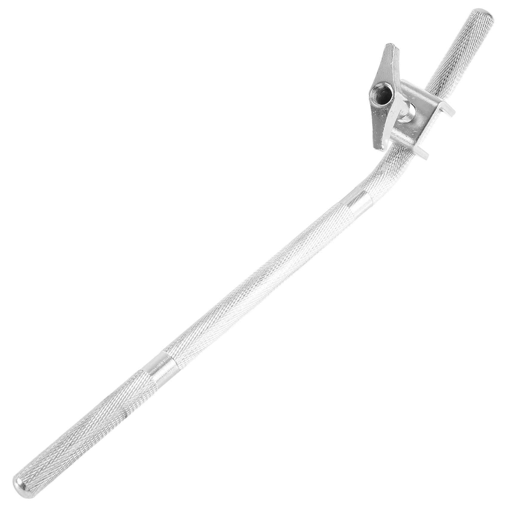 1 Stück Cowbell Halter Cowbell Extension Clip Silber Metall Cowbell Retainer Lock gebogene Trommel Verbindungsstangen