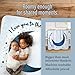 The Modern Child Baby Milestone Blanket - Super Soft Fleece Monthly Milestone Blanket for Baby Girl and Boy - Perfect for Baby's First Year Growth Chart - Monthly Baby Milestone - Blue Moon - 60