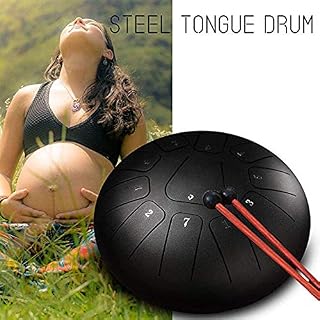 13 Pouces Steel Tongue Drum Handpan Drum Drum Drum 11 Tones Percussion Instrument with Drum Mallets Carry Bag Note… - Les Beatles, Paul McCartney, John Lennon, RIngo Starr, George Harrison 13 Pouces Steel Tongue Drum Handpan Drum Drum Drum 11 Tones Percussion Instrument with Drum Mallets Carry Bag Note… – Image 2