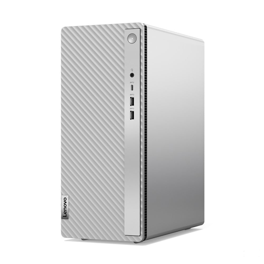 Lenovo IdeaCentre 5 Gen 8 - Desktop (Processore Intel Core i5-13400, 512GB SSD, RAM 2x8GB, WiFi 6, Windows 11 Home) Tastiera e Mouse USB (Black) - Cloud Grey, 16 GB, 512 GB