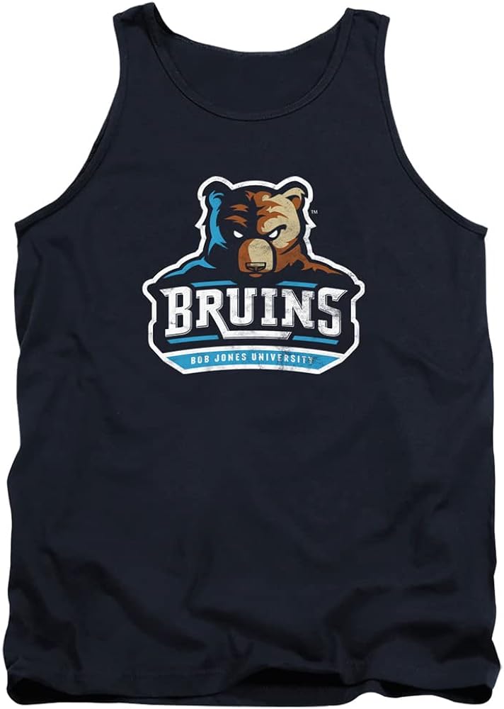 Bob Jones University Official Distressed Primary Logo Unisex Adult Tank Top