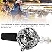 NDNCZDHC Fishing Reel, Metal Reel 2 and 1 Bearings High Speed Durable Fishing Wheel with Handle Fishing Accessory