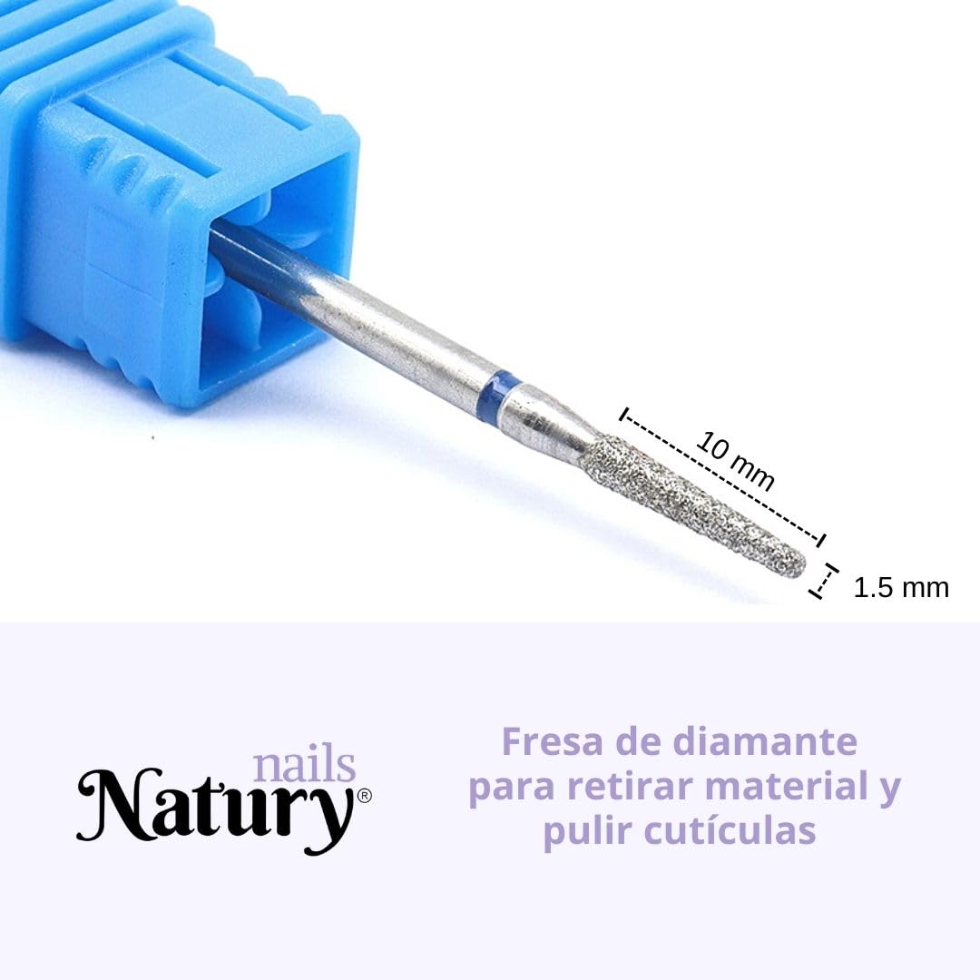 Natury Nails Diamantbohrer Für Nagelfräsen – Mittelkörnig Für Maniküre & Pediküre